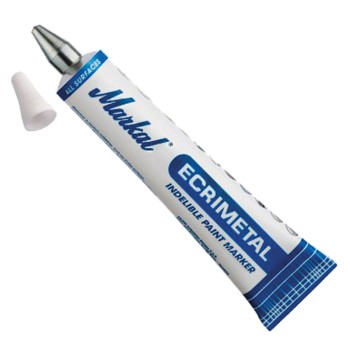 Marqueur indélébile - Ecrimetal Blanc