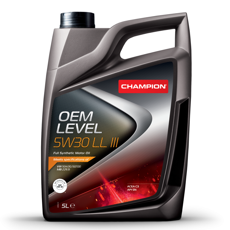 CHAMPION OEM LEVEL 5W30 LL III 5L