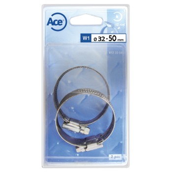 Blister 2 colliers bande pleine W1 – B12 50-70