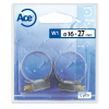 Blister 2 colliers bande pleine W1 – B9 16-27