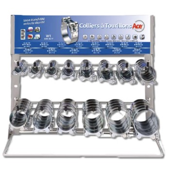 Présentoir 70 colliers tourillons W1 - TBR70W1