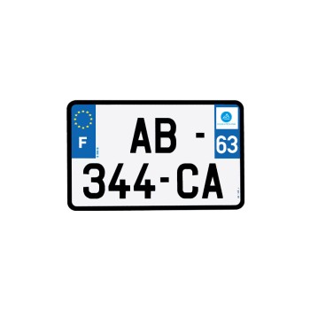  Kit (plaque + fond) moto RS imprimée TRANSFERT 140 x 210 SIV 63