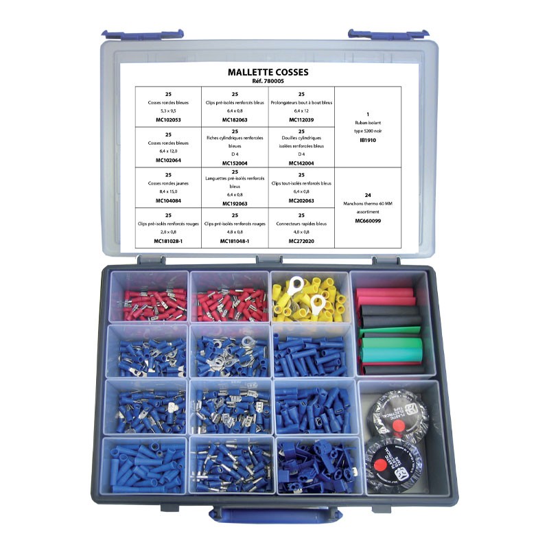 Coffret connectique 325 pièces