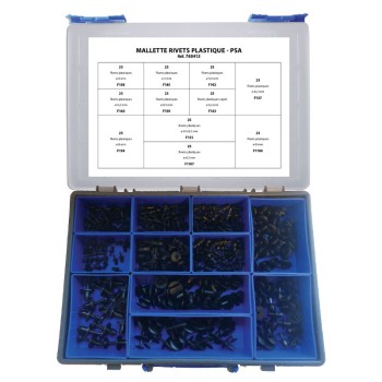  Mallettes Rivets plastique- PSA