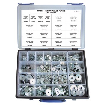 Mallette rondelles plates 725pcs