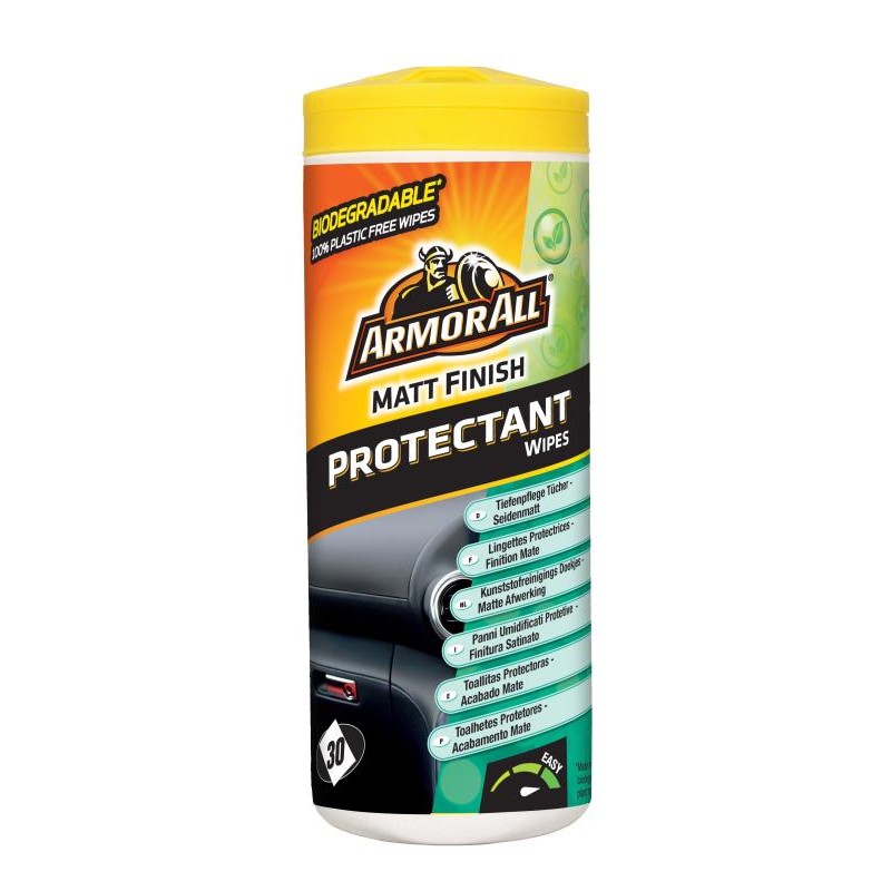 Boîte de 30 lingettes plastique mat