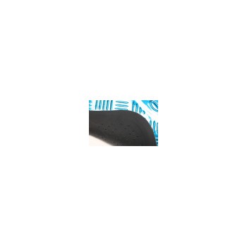 Jeu de 4 tapis auto PVC effet métallisé - Noir