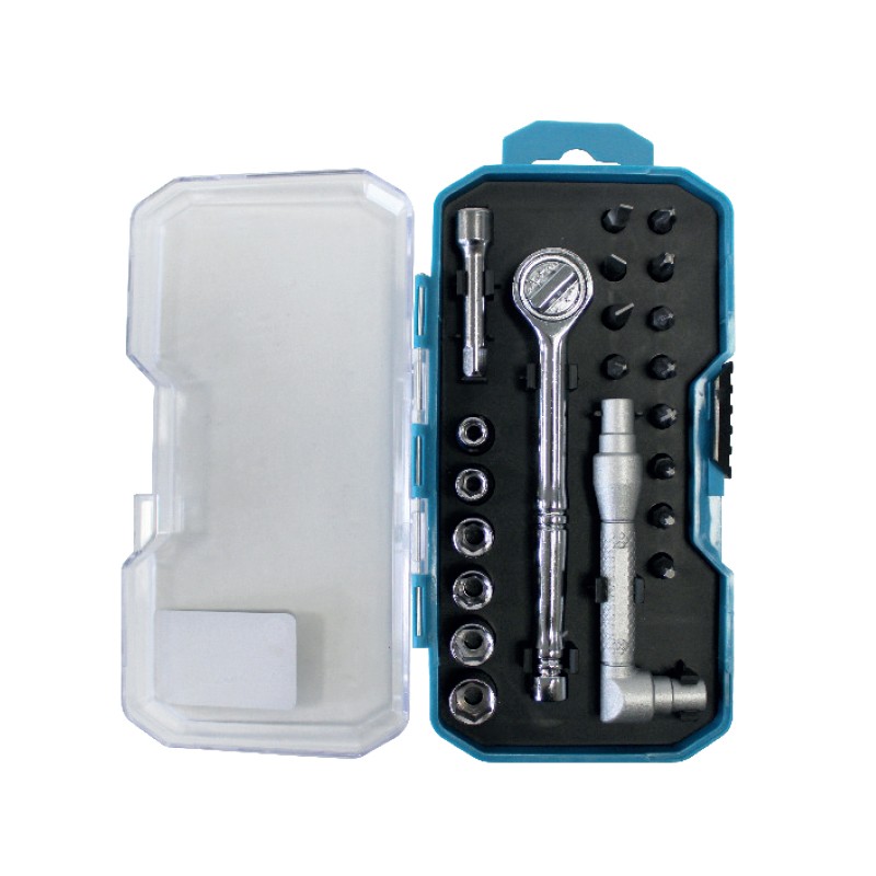 Coffret clé à cliquet 21 pièces