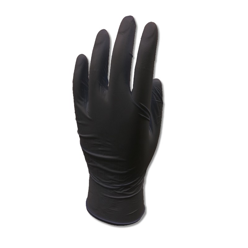 Boîte 100 gants nitrile Noirs ECO Taille L