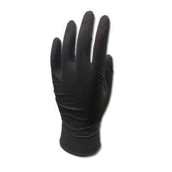 Boîte 100 gants nitrile Noirs ECO Taille M