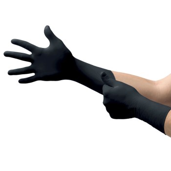 Boite 100 gants nitrile Noir Taille L