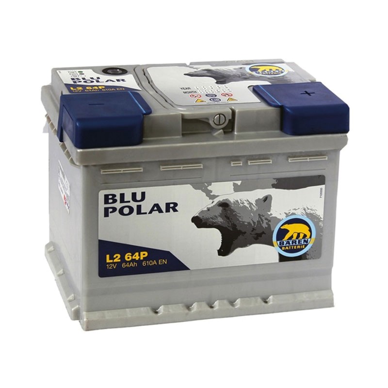BAREN Batterie BLU POLAR L2 12V 64Ah/610A
