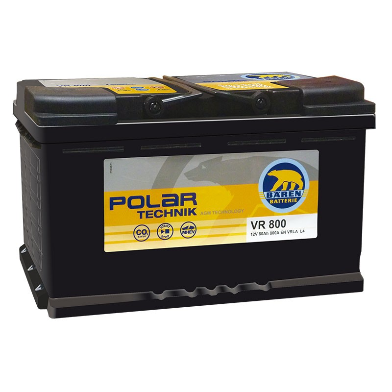 BAREN Batterie AGM L4 12V 80Ah/800A