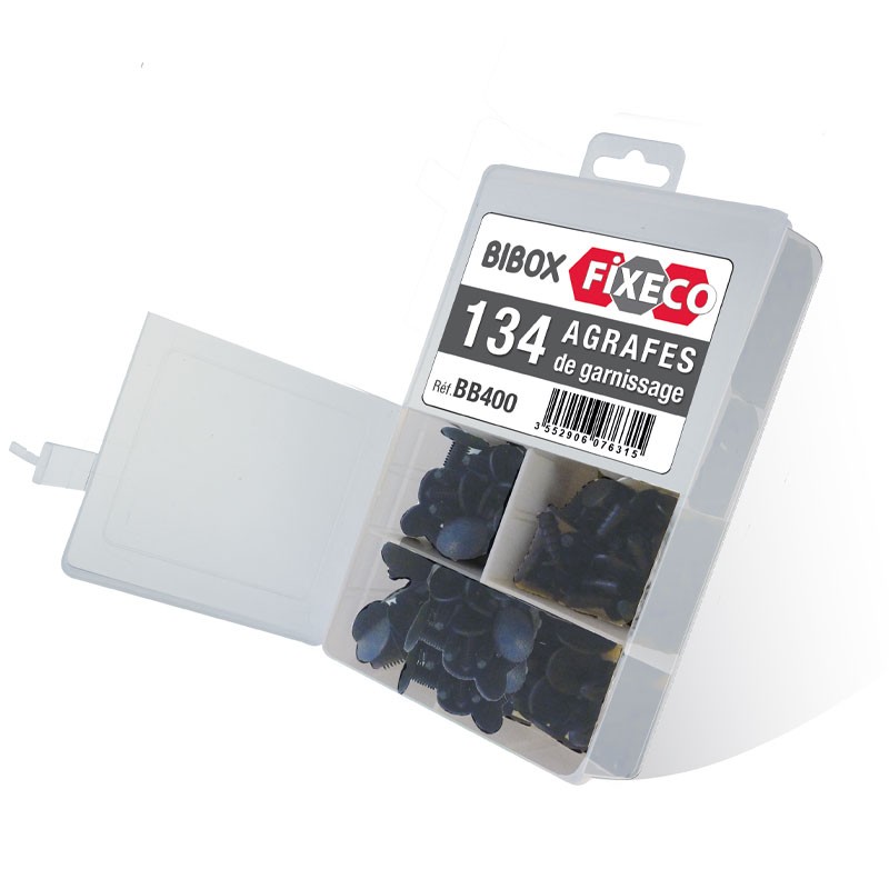 Coffret 134 agrafes de garnissage