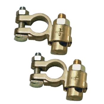 Kit cosses de batterie double serrage + et - 35 mm2