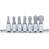Jeu de douilles à embouts 6.3mm 6 pans intérieurs 4-12mm 7 pièces