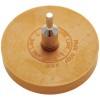 Disque gomme avec axe diamètre 9 cm