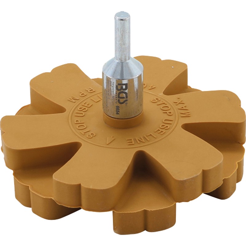 Disque gomme """"wave"""" avec axe diamètre 8.8 cm