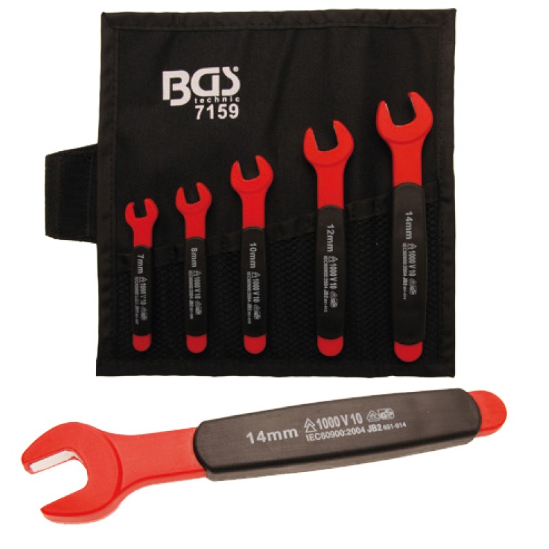  Jeu de 5 clés à fourche VDE