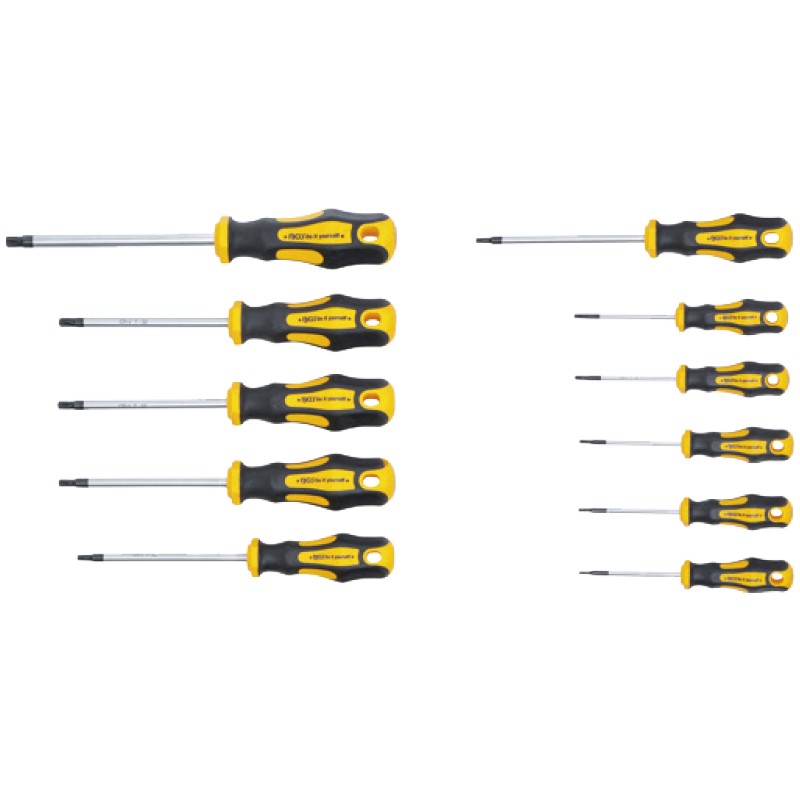 Jeu de 11 tournevis pour Torx T6-T40