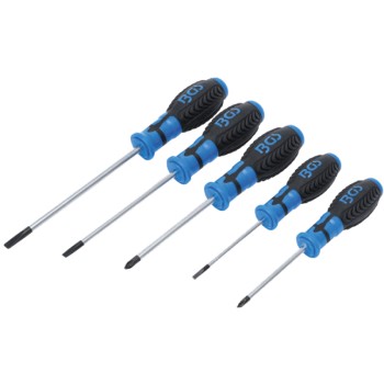 Jeu de tournevis plats et cruciformes 5 pièces