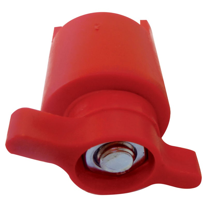 Robinet coupe-batterie à griffe rouge + (Renault)