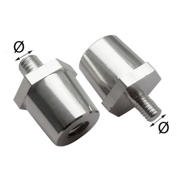 Kit 2 bornes pour insert 6mm