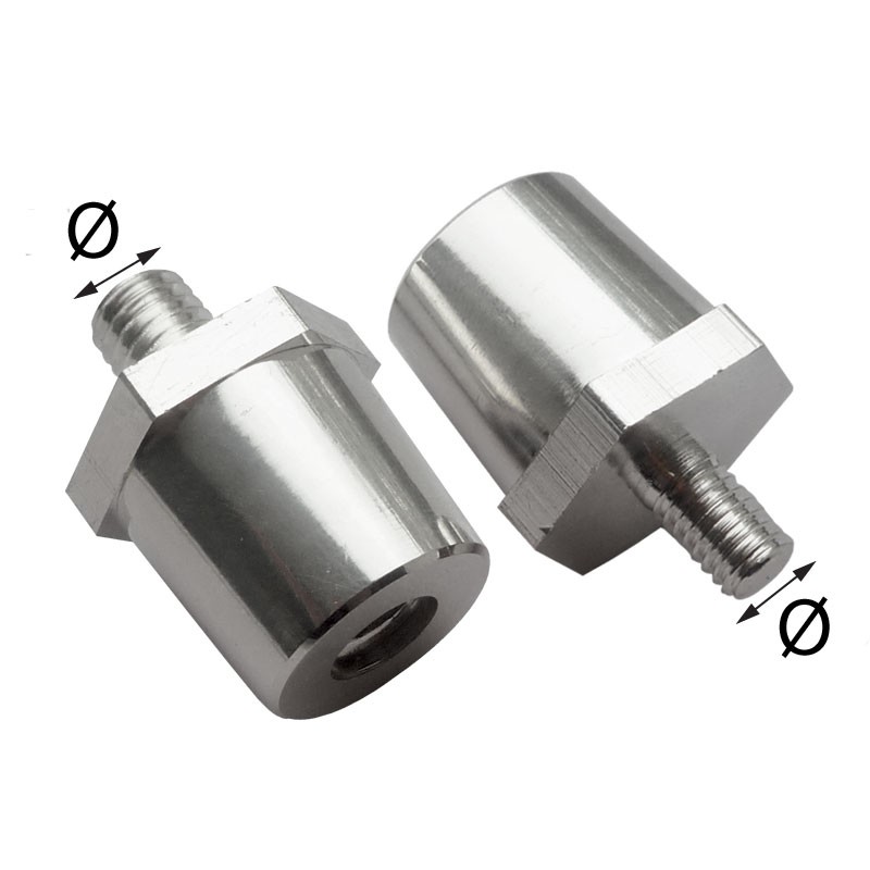 Kit 2 bornes pour insert 6mm