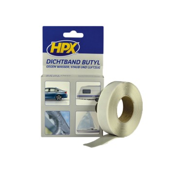 Ruban d'étanchéité butyl gris 20mm x 3m