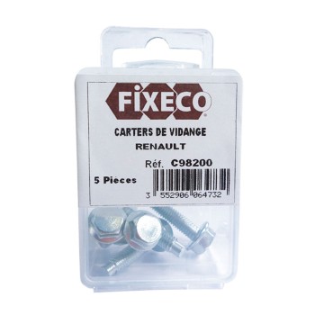 Blister 5 fixations carter vidange Renault