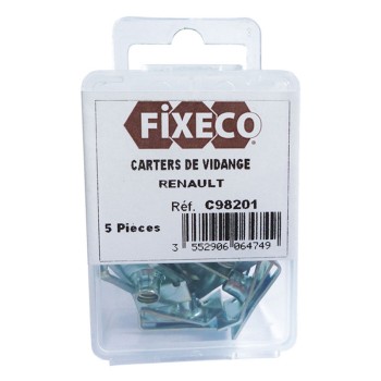 Blister 5 fixations carter vidange Renault