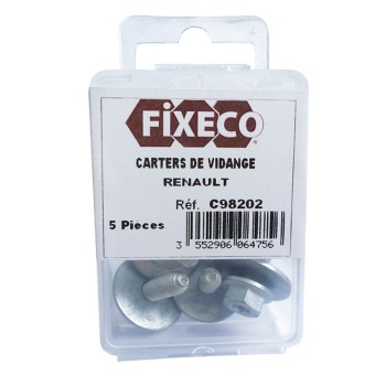 Blister 5 fixations carter vidange Renault