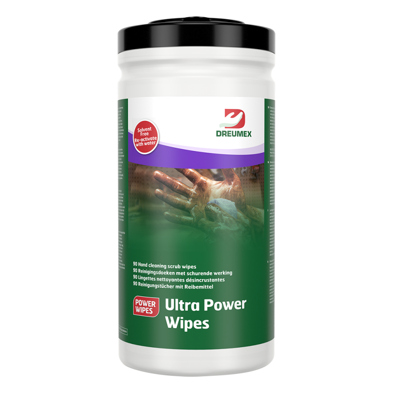 Tube de 90 Lingettes Ultra Power Wipes