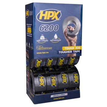 Présentoir 12 rubans noirs toile américaine 25m