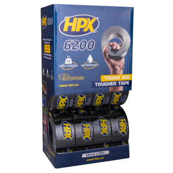 Présentoir 12 rubans noirs toile américaine 25m