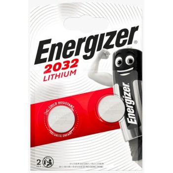 Blister 2 piles lithium CR2032