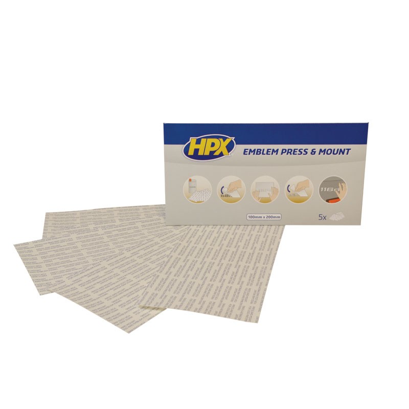  Ruban emblème press & mount transparent