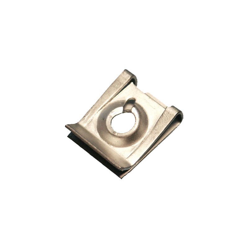 Blister 4 écrous clips pour vis tôle 25x16mm V6.3