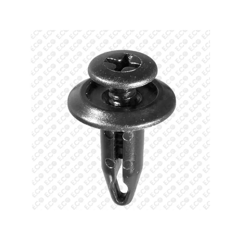 Blister 4 rivets plastique Ø 6.5mm