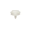Blister 4 agrafes moulures 6.2x12.2mm
