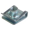 Blister 4 écrous clips vis métal 18.6x16.3mm V6 Alfa/Lancia/Fiat