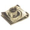 Blister 4 écrous clips vis métal 15.5x12.5mm V5