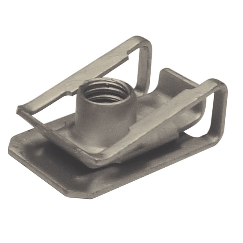 Blister 4 écrous clips vis métal 22.3x15mm V6 Fiat