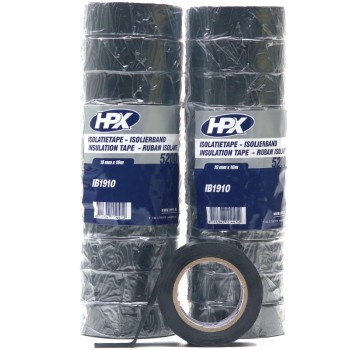 Ruban adhésif isolant noir 19mm x 10M