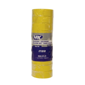 Ruban adhésif isolant jaune 19mm x 10M