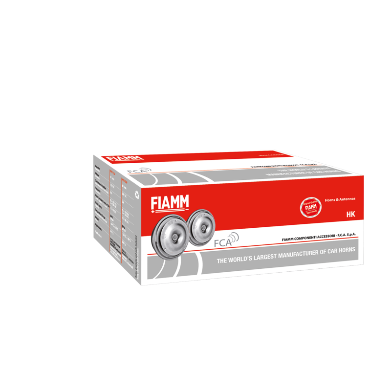 Jeu 2 Avertisseurs K9 90mm Grave + Aigue 12V