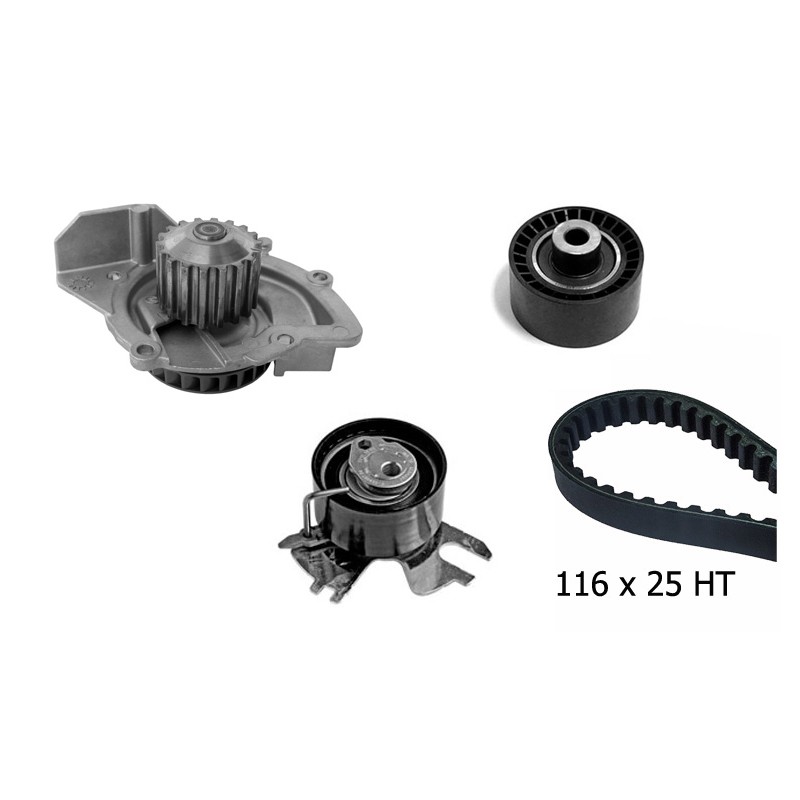 Bugatti Kit Distrib + Pompe à Eau KBU10170A