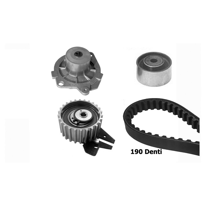 Bugatti Kit Distrib + Pompe à Eau KBU5013D