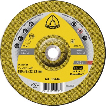 A24 EXTRA Meule à ébarber 125 x 6 x 22,23