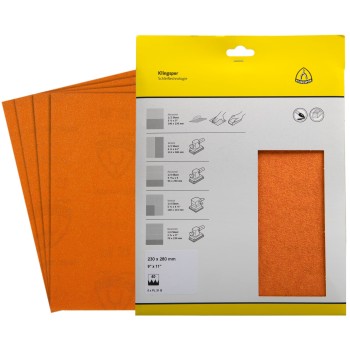  PL31B - 5 Feuilles Abrasives 230 x 280 Grain 40
